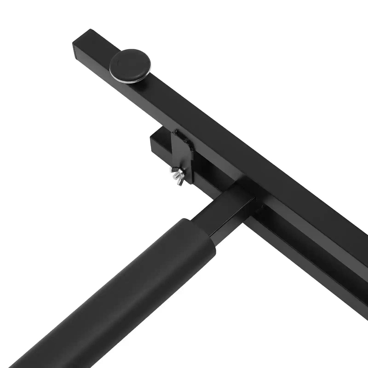 9-Way Universal Guitar Stand holding nine guitars Black foldable stand for acoustic and classical guitars.