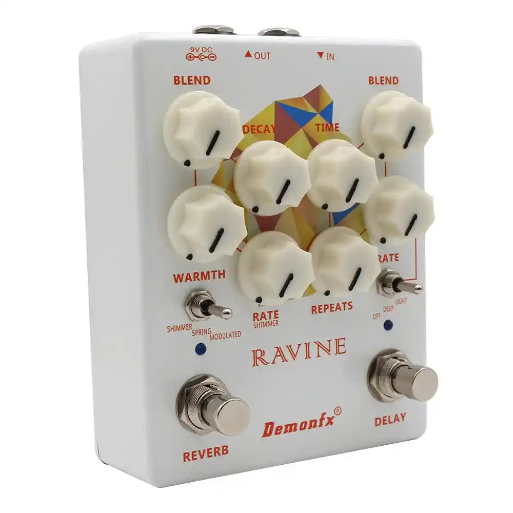 Demonfx RAVINE Reverb / Delay - StompBox Store