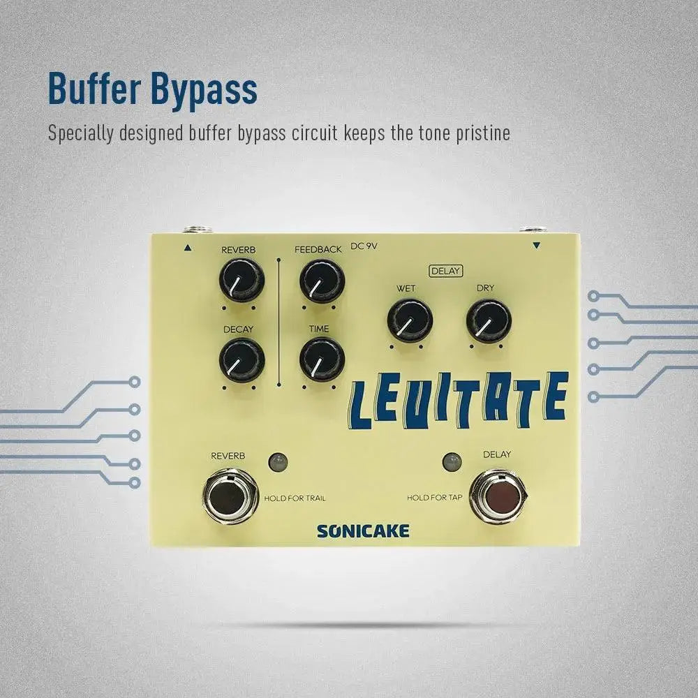 SONICAKE - QDS-02 Levitate Digital Delay and Reverb 2 in 1.