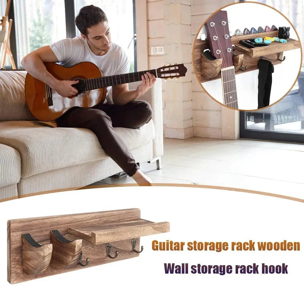 Wall Mount Stand Bracket Guitar Display Rack.