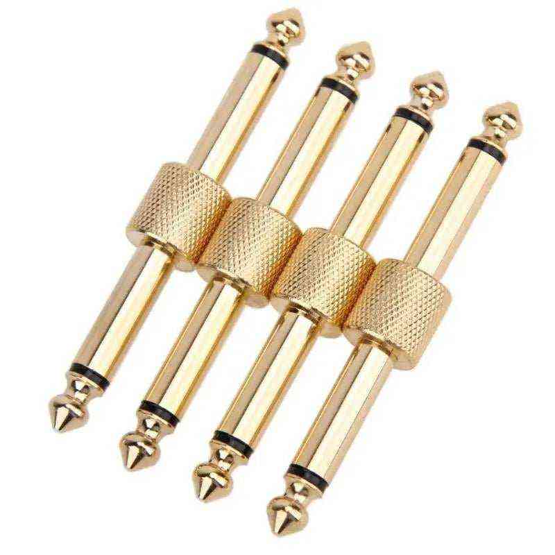 1/4 inch (6.35mm) Mono Jack Audio Adapter Connectors 6,35 mm mono jack to guitar pedal StompBoxStore