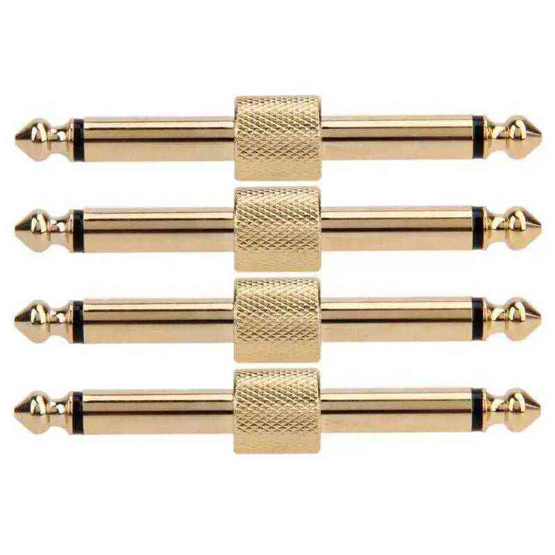1/4 inch (6.35mm) Mono Jack Audio Adapter Connectors 6,35 mm mono jack to guitar pedal StompBoxStore