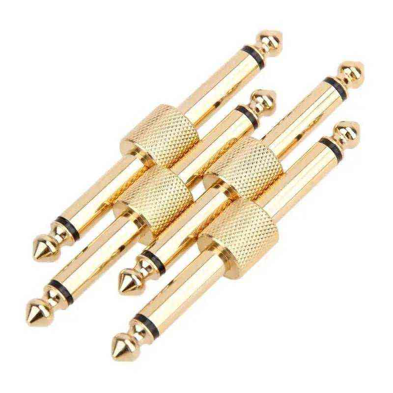 1/4 inch (6.35mm) Mono Jack Audio Adapter Connectors 6,35 mm mono jack to guitar pedal StompBoxStore