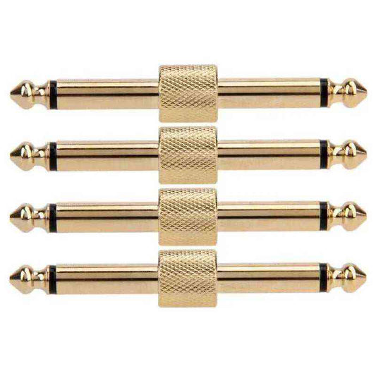 1/4 inch (6.35mm) Mono Jack Audio Adapter Connectors 6,35 mm mono jack to guitar pedal StompBoxStore