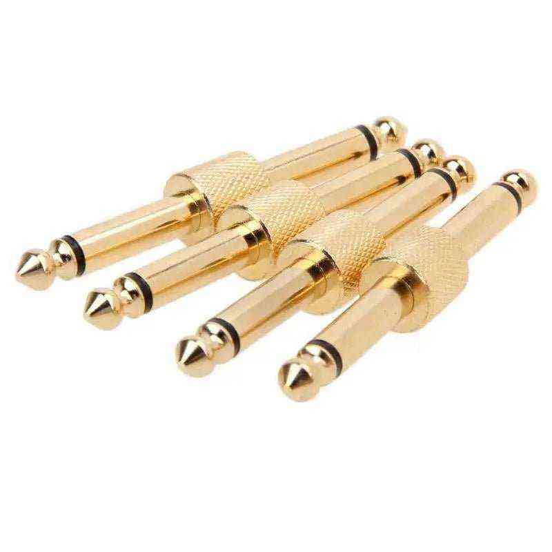 1/4 inch (6.35mm) Mono Jack Audio Adapter Connectors 6,35 mm mono jack to guitar pedal StompBoxStore