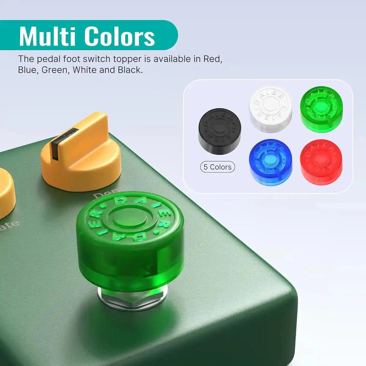 DAIERBUM 20PCS Footswitch Topper - StompBox Store 