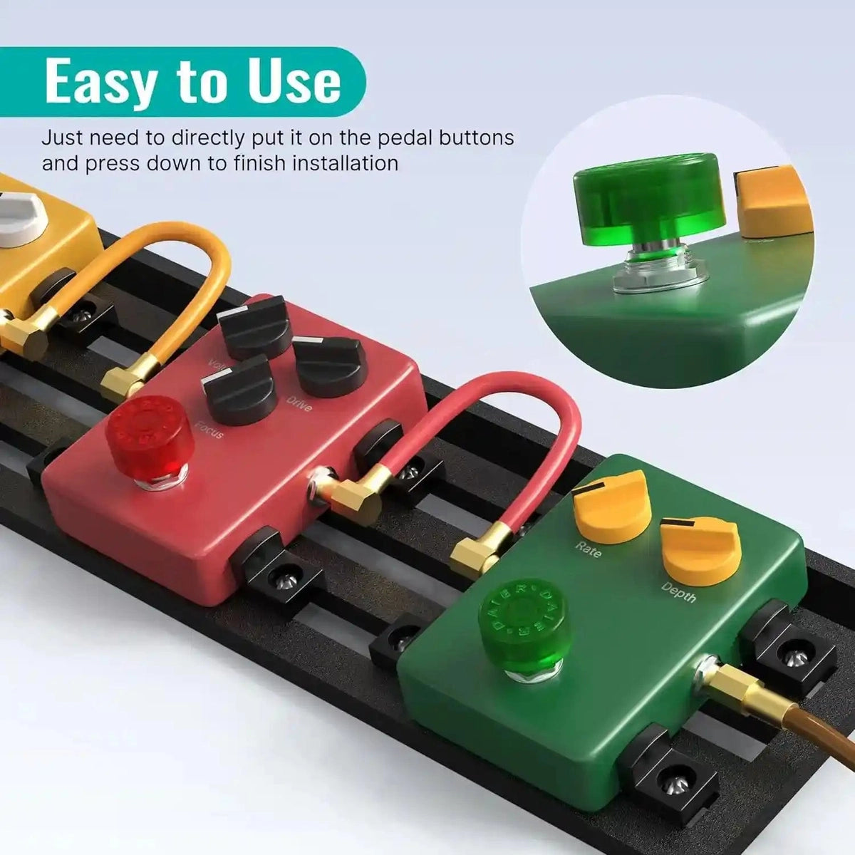 DAIERBUM 20PCS Footswitch Topper - StompBox Store 