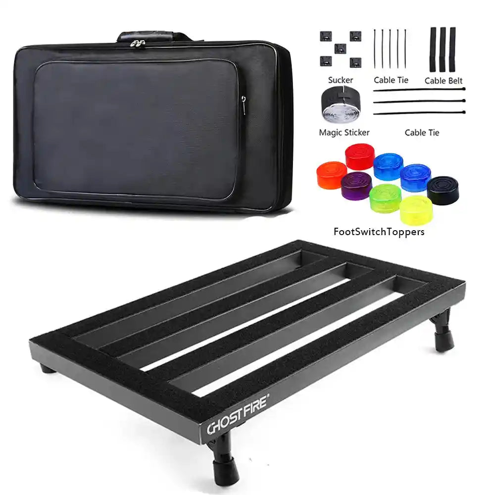 GhostFire PB1 Guitar Pedal Board with Carry Bag - StompBox Store 