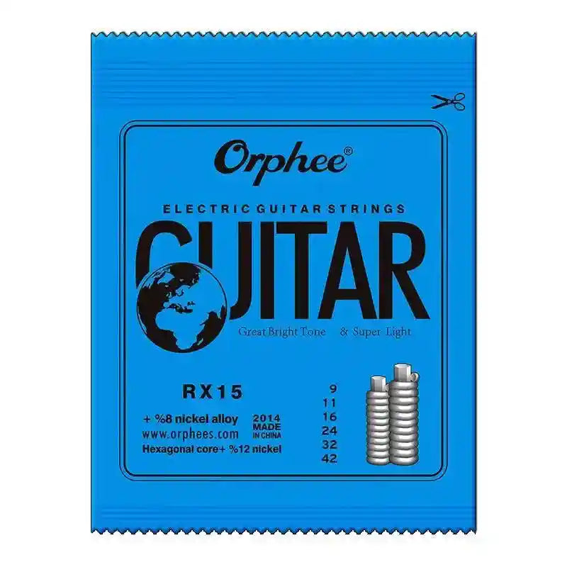 Orphee RX-15 - 9-42 Electric Guitar Strings Light.