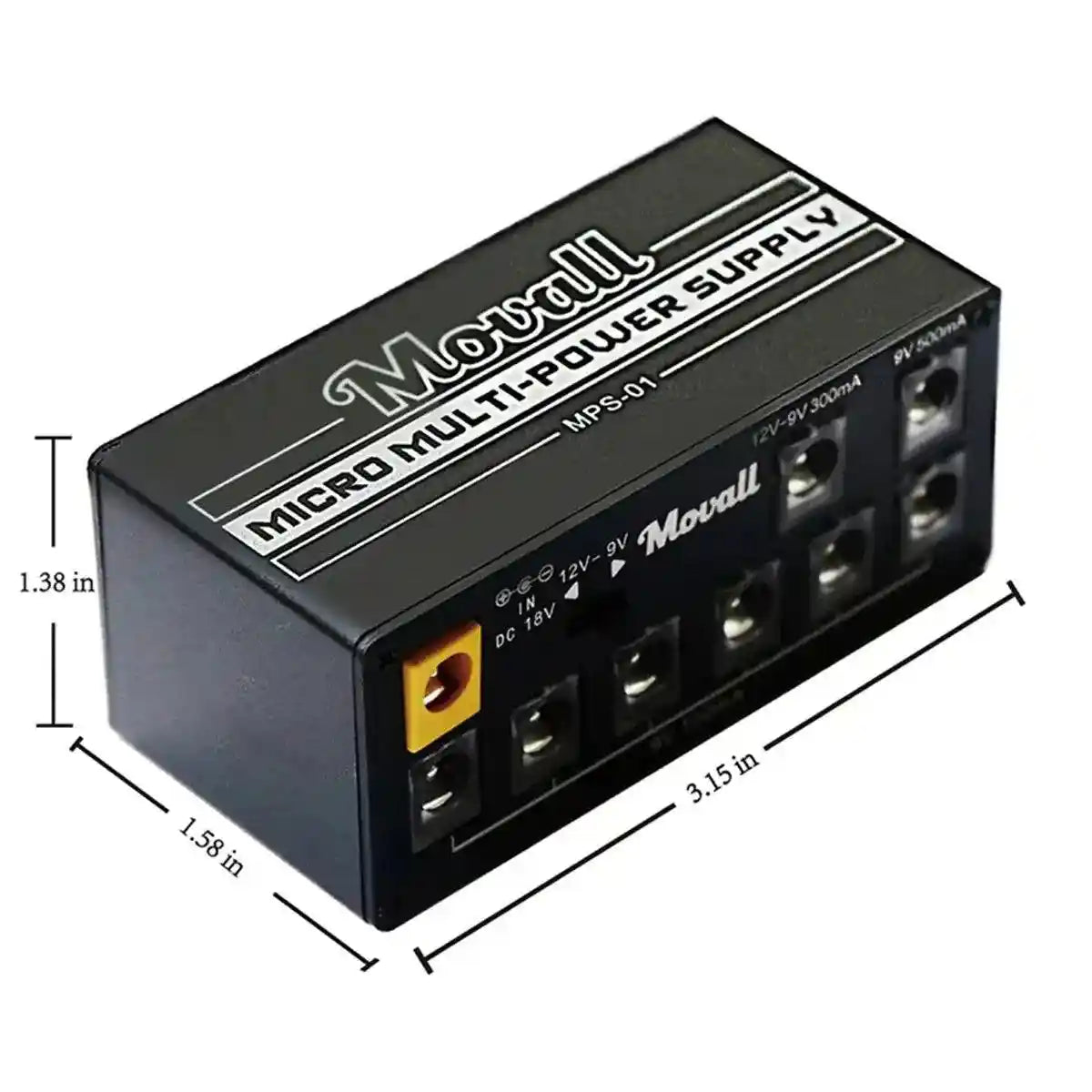 Movall MPS-01 - Pedal Power Supply 8 Isolated Output.
