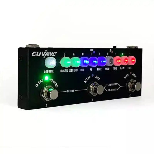Cuvave - CUBE BABY / IR Cabinets Simulation / Chorus / Phaser / Reverb / Delay / Vibrato Pedal.