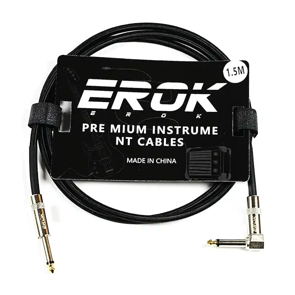 EROK 1.5M/3M/6M/10M Jack Jack Anti-Noise Guitar Audio Cable - StompBox Store 