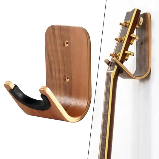 Wood Wall Mounted Hanger Hook For Guitar.