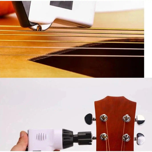 Electric String Winder with String Cutter.