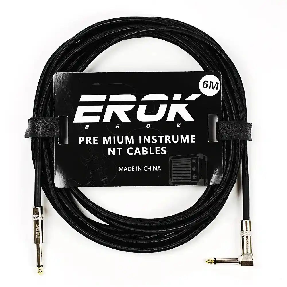 EROK 1.5M/3M/6M/10M Jack Jack Anti-Noise Guitar Audio Cable - StompBox Store 