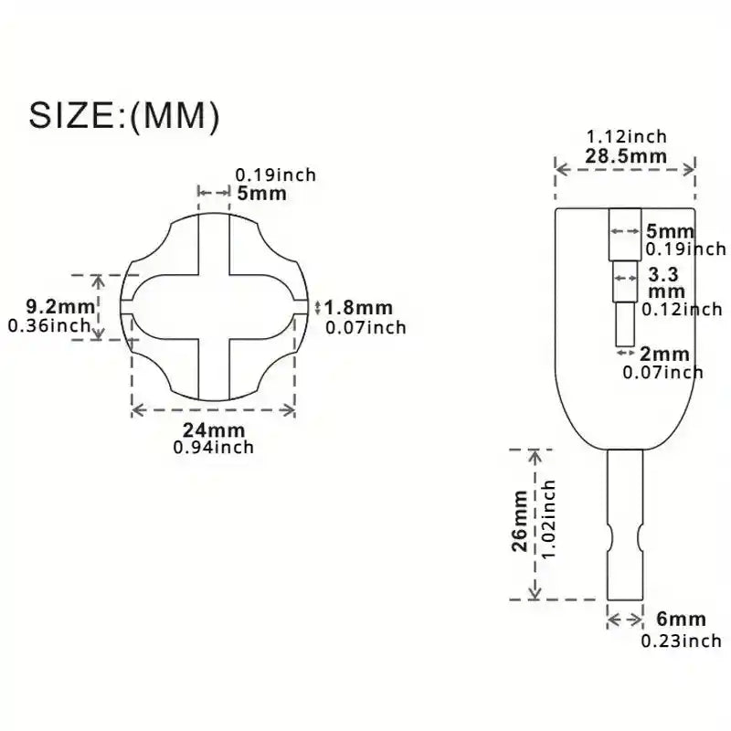 String Winder Drill Attachment - StompBox Store 
