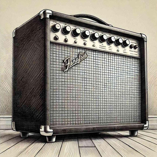 Twin Amp '73 (Silverface) amplifier cabinet with detailed knobs and grille, ideal for use with impulse response packs.