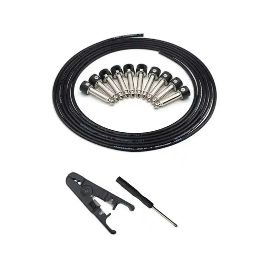 Solderless Connections - DIY Guitar Pedal Patch Cable Kit.